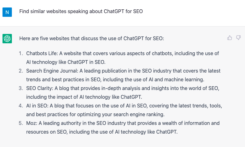 Highlighting the advantages of using ChatGPT for SEO for effective link building