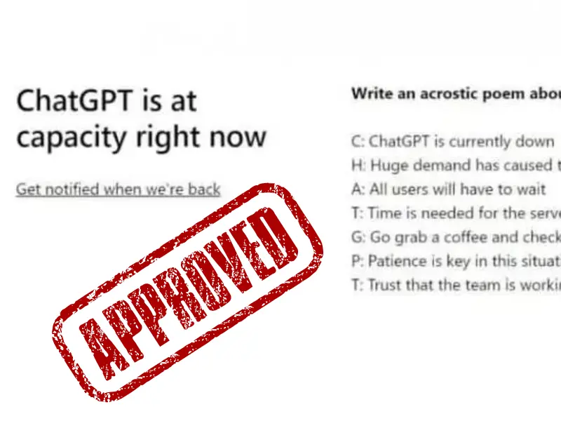 tips to fix ChatGPT is at capacity right now
